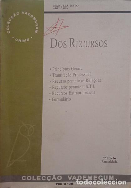 Libros: NETO. (Manuela) - DOS RECURSOS. [2.&ordf; EDI&Ccedil;&Atilde;O] - Foto 1