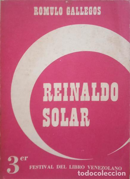 Libros: GALLEGOS. (R&oacute;mulo) - REINALDO SOLAR. - Foto 1