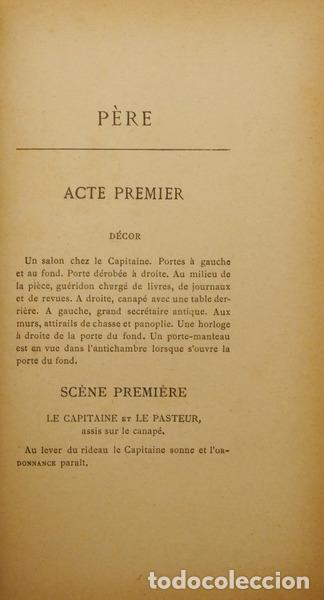 Libros: STRINDBERG. (Auguste) - P&Egrave;RE - LE PARIA. - Foto 2
