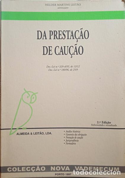 Libri di seconda mano: MARTINS LEIT&Atilde;O. (Helder) - DA PRESTA&Ccedil;&Atilde;O DE CAU&Ccedil;&Atilde;O. [2.&ordf; EDI&Ccedil;&Atilde;O]