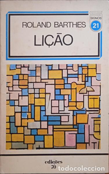 Libros: BARTHES. (Roland) - LI&Ccedil;&Atilde;O. [EDI&Ccedil;&Atilde;O DE 1979] - Foto 1