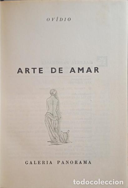 Libros: OV&Iacute;DIO NASO. (P&uacute;blio) - ARTE DE AMAR. - Foto 1