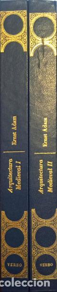 Libros: ADAM. (Ernst) - ARQUITECTURA MEDIEVAL. [2 VOLS.] - Foto 2