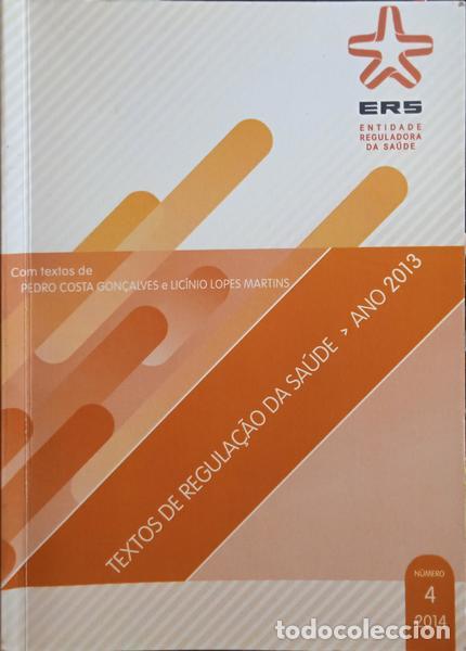Libros: TEXTOS DE REGULA&Ccedil;&Atilde;O DA SA&Uacute;DE, ANO 2013. - Foto 1