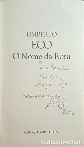 Libros: ECO. (Umberto) - O NOME DA ROSA. - Foto 1