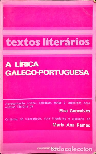 Libros: L&Iacute;RICA (A) GALEGO-PORTUGUESA. - Foto 1