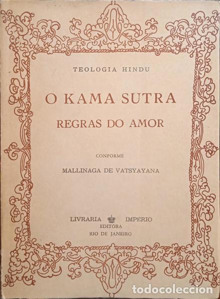 Libros: VATSYAYANA. (Mallinaga de) - O KAMA SUTRA, REGRAS DO AMOR. - Foto 1