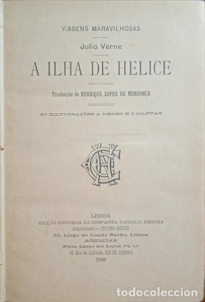 Libros: VERNE. (Jules) - A ILHA DE HELICE. [VOL. I] - Foto 1