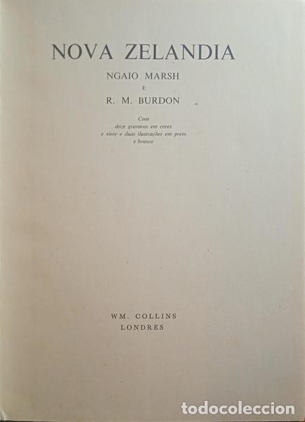 Libros: MARSH. (Ngaio) e R. M. Burdon. - NOVA ZELANDIA. - Foto 2