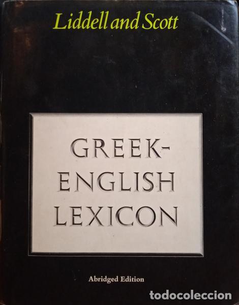Libros: LIDDELL. (Henry George) e Robert Scott. - A LEXICON. - Foto 1