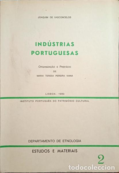 Libros: VASCONCELOS. (Joaquim de) - IND&Uacute;STRIAS PORTUGUESAS. - Foto 1