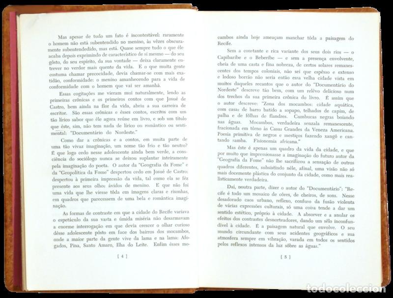Libros: CASTRO. (Josu&eacute; de) - DOCUMENT&Aacute;RIO DO NORDESTE. - Foto 3