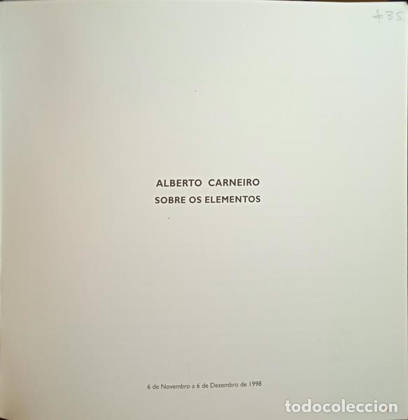 Libros: CARNEIRO. (Alberto) - SOBRE OS ELEMENTOS. - Foto 2