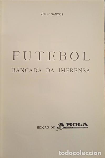 Libros: SANTOS. (Vitor) - FUTEBOL, BANCADA DA IMPRENSA. - Foto 1