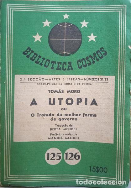Libros: MORE. (Thomas) - A UTOPIA. - Foto 1