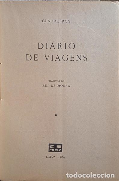 Libros: ROY. (Claude) - DI&Aacute;RIO DE VIAGENS. - Foto 2