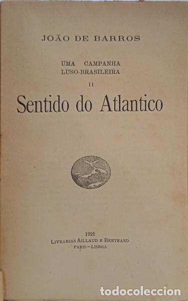 Libros: BARROS. (Jo&atilde;o de) - SENTIDO DO ATLANTICO. - Foto 2