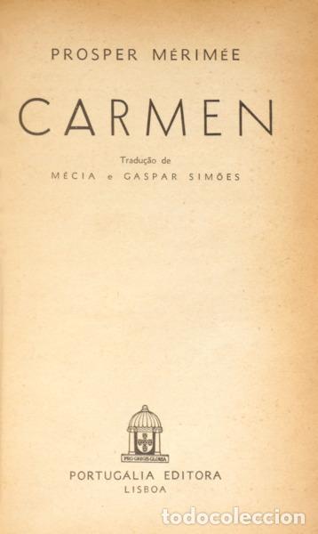 Libros: M&Eacute;RIM&Eacute;E. (Prosper) - CARMEN. - Foto 1