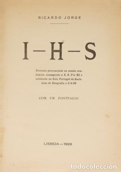 Libros: JORGE. (Ricardo) - I - H - S. - Foto 1