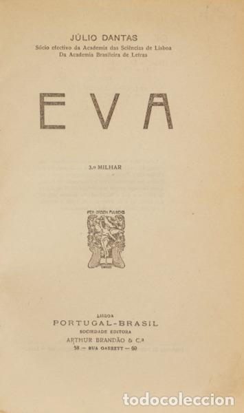 Libros: DANTAS. (J&uacute;lio) - EVA. - Foto 1