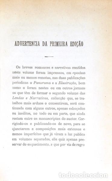 Libros: HERCULANO. (Alexandre) - LENDAS E NARRATIVAS. [27.&ordf; EDI&Ccedil;&Atilde;O] - Foto 2