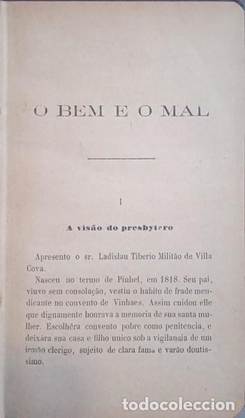 Libros: CASTELO BRANCO. (Camilo) - O BEM E O MAL. [4.&ordf; EDI&Ccedil;&Atilde;O] - Foto 3