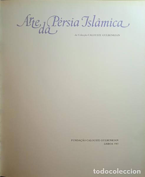 Libri di seconda mano: ARTE DA P&Eacute;RSIA ISL&Acirc;MICA. [ED. 1985]