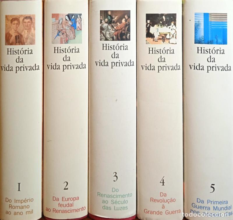 Libros: ARI&Egrave;S. (Philippe) e Georges Duby. - HIST&Oacute;RIA DA VIDA PRIVADA. [5 VOLS./C&Iacute;RCULO DE LEITORES] - Foto 4