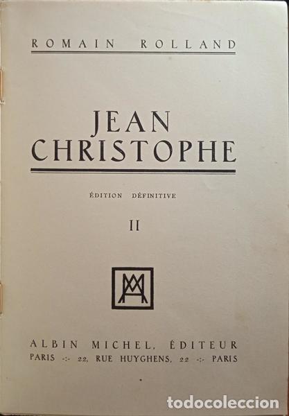 Libros: ROLLAND. (Romain) - JEAN-CHRISTOPHE. [5 VOLS.] - Foto 2