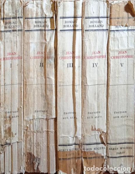 Libros: ROLLAND. (Romain) - JEAN-CHRISTOPHE. [5 VOLS.] - Foto 3
