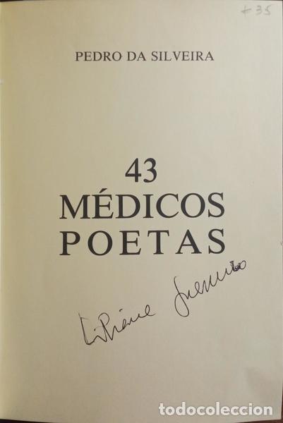 Libros: SILVEIRA. (Pedro da) - 43 M&Eacute;DICOS POETAS. - Foto 2