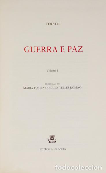 Libros: TOLST&Oacute;I. (Lev) - GUERRA E PAZ. [4 VOLS. C/CAIXA] - Foto 1
