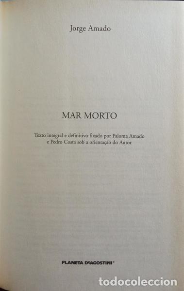 Libros: AMADO. (Jorge) - MAR MORTO. - Foto 2