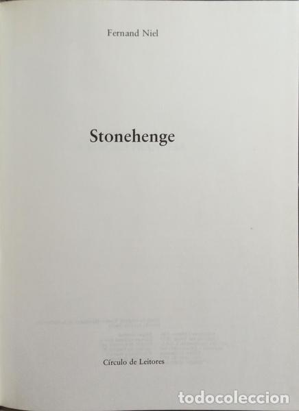 Libros: NIEL. (Fernand) - STONEHENGE. - Foto 2