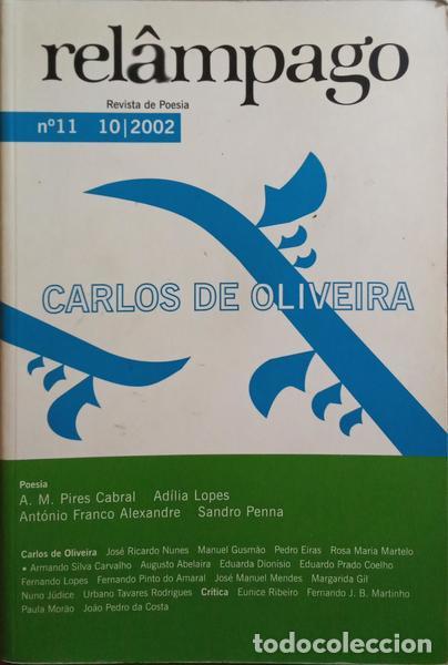 Libros: REL&Acirc;MPAGO, N.&ordm; 11, 10/2002: CARLOS DE OLIVEIRA. - Foto 1