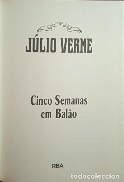Libros: VERNE. (Jules) - CINCO SEMANAS EM BAL&Atilde;O. - Foto 2