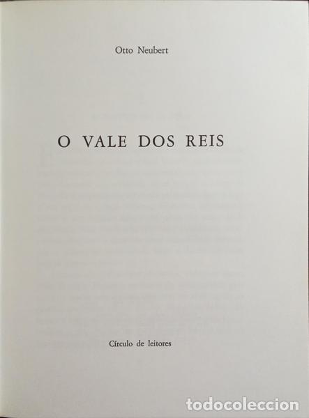 Libros: NEUBERT. (Otto) - O VALE DOS REIS. [C&Iacute;RCULO DE LEITORES] - Foto 2