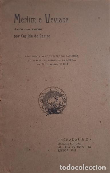 Libros: CASTRO. (Cacilda de) - MERLIM E VEVIANA. [DED. AUTOR] - Foto 1