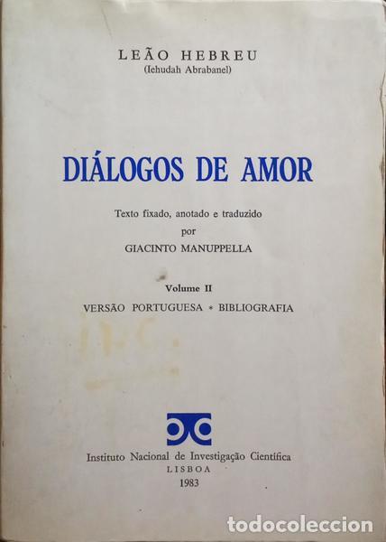 Libros: LE&Atilde;O HEBREU. - DI&Aacute;LOGOS DE AMOR. [VOL. II] - Foto 1