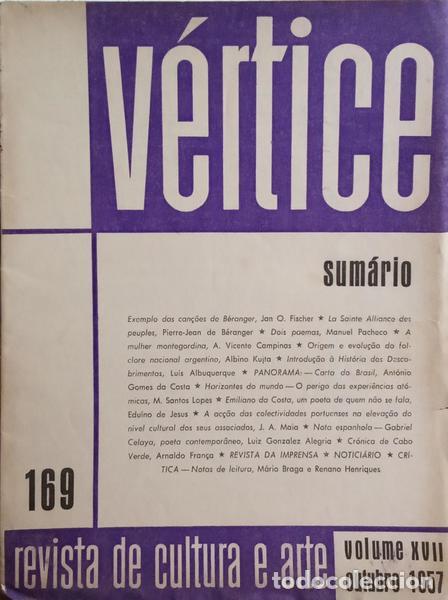 Libros: V&Eacute;RTICE, N.&ordm; 169, OUTUBRO 1957. - Foto 1