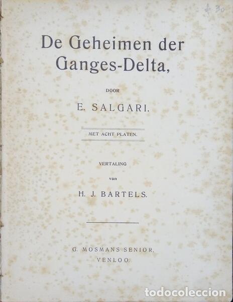 Libros: SALGARI. (Emilio) - DE GEHEIMEN DER GANGES-DELTA. - Foto 2