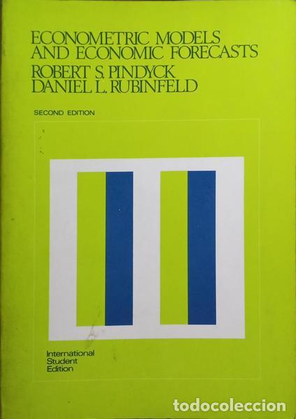 Libros: PINDYCK. (Robert S.) e Daniel L. Rubinfeld. - ECONOMETRIC MODELS AND ECONOMIC FORECASTS. - Foto 1