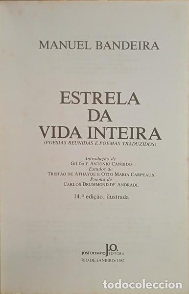 Libros: BANDEIRA. (Manuel) - ESTRELA DA VIDA INTEIRA. - Foto 2