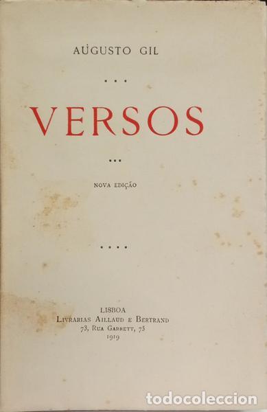 Libros: GIL. (Augusto) - VERSOS. [DED. AUTOR] - Foto 1