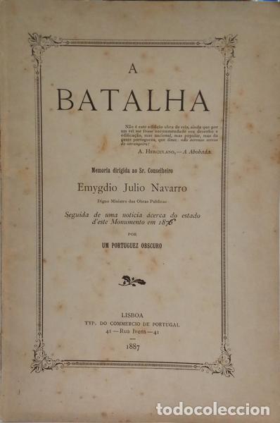 Libros: GOMES DE BRITO. - A BATALHA. [DED. AUTOR] - Foto 1