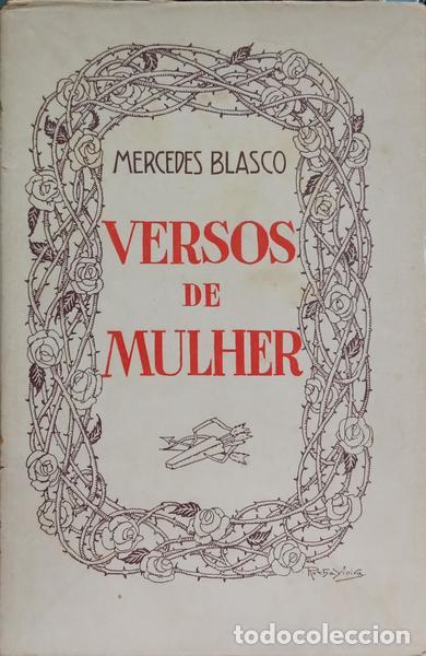 Libros: BLASCO. (Mercedes) - VERSOS DE MULHER. [DED. AUTOR] - Foto 1