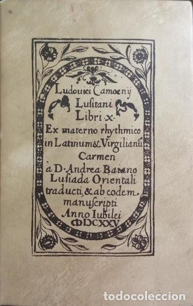 Libros: CAM&Otilde;ES. (Lu&iacute;s de) - OS LUS&Iacute;ADAS. [FAC-S&Iacute;MILE] - Foto 1