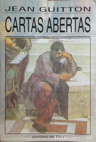 Libros: GUITTON. (Jean) - CARTAS ABERTAS. - Foto 1
