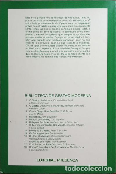 Libros: BROWN. (Mich&egrave;le) e Gyles Brandreth. - COMO ENTREVISTAR E SER ENTREVISTADO. - Foto 2