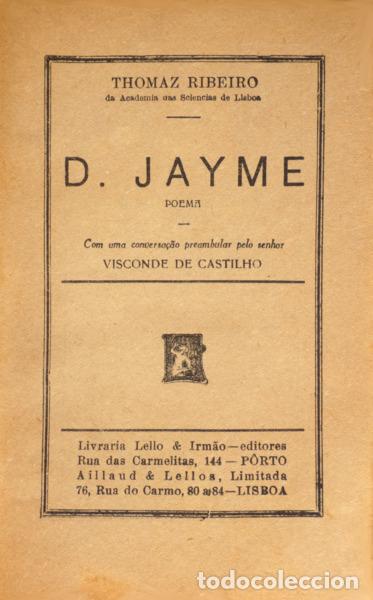 Libros: Ribeiro. (Tom&aacute;s) - D. JAYME. - Foto 1